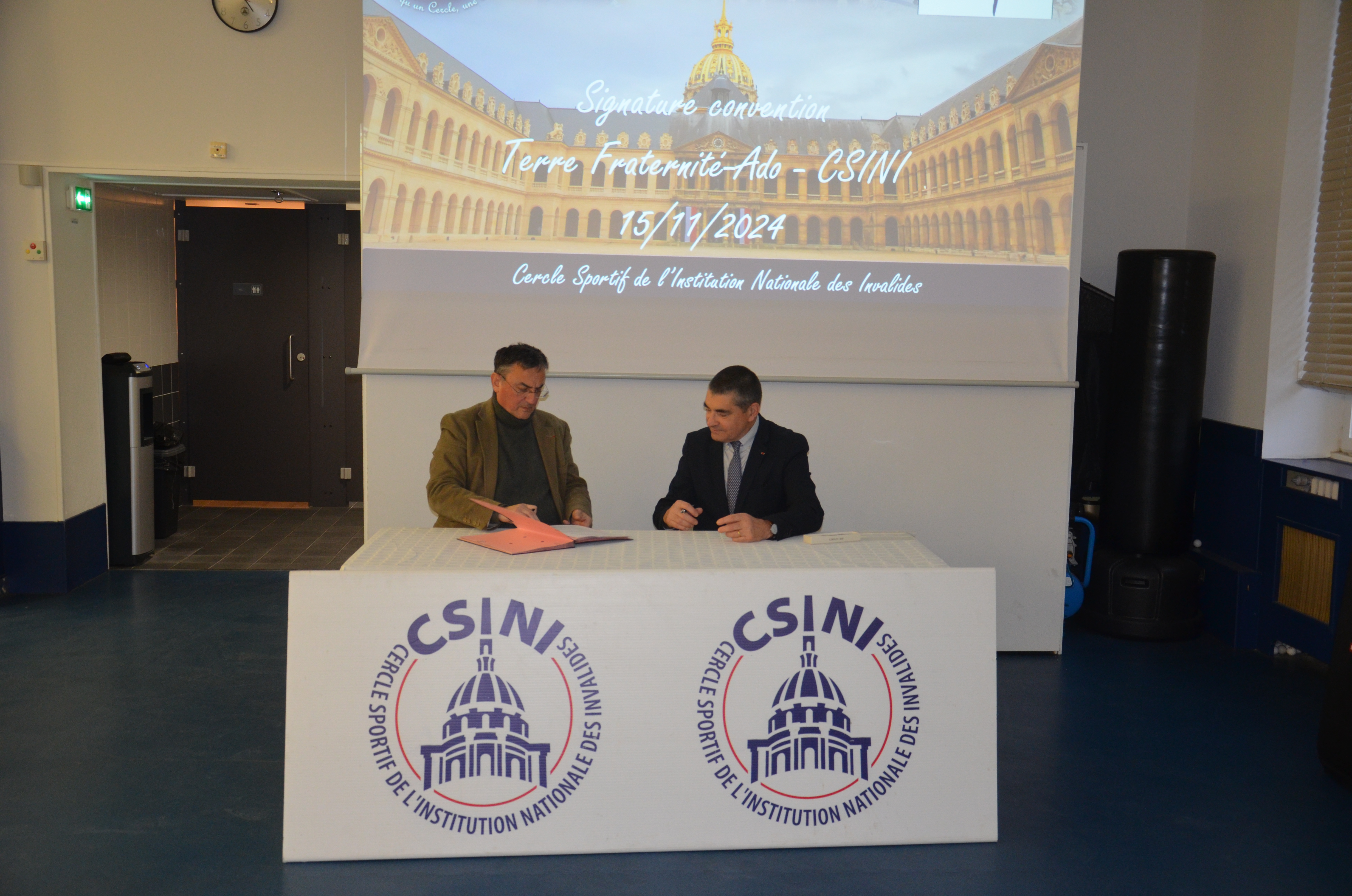 Signature d’une convention avec le CSINI (15 novembre 2024)