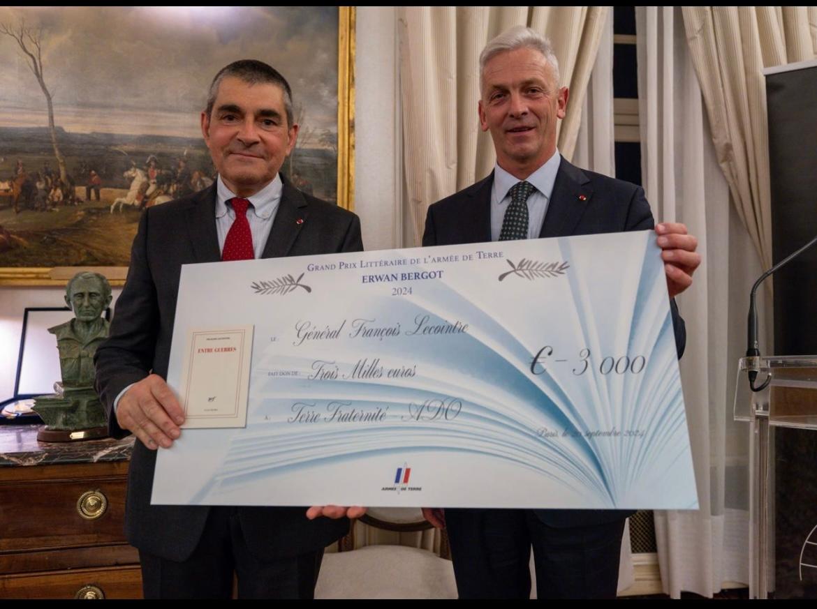 Le prix « Aujourd’hui » remis au général Lecointre (novembre 2024)