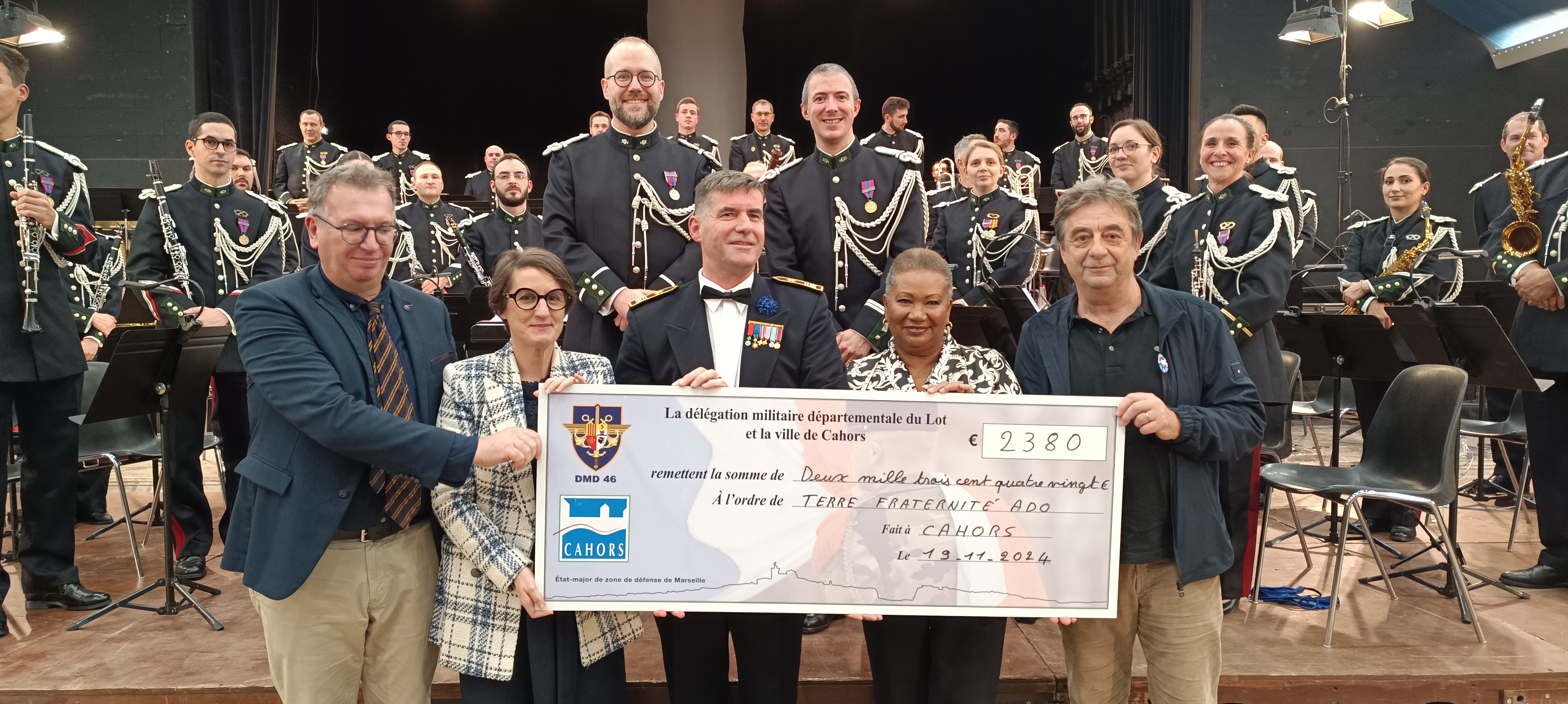 Merci à la DMD du Lot et à la Musique des parachutistes (19 novembre 2024)