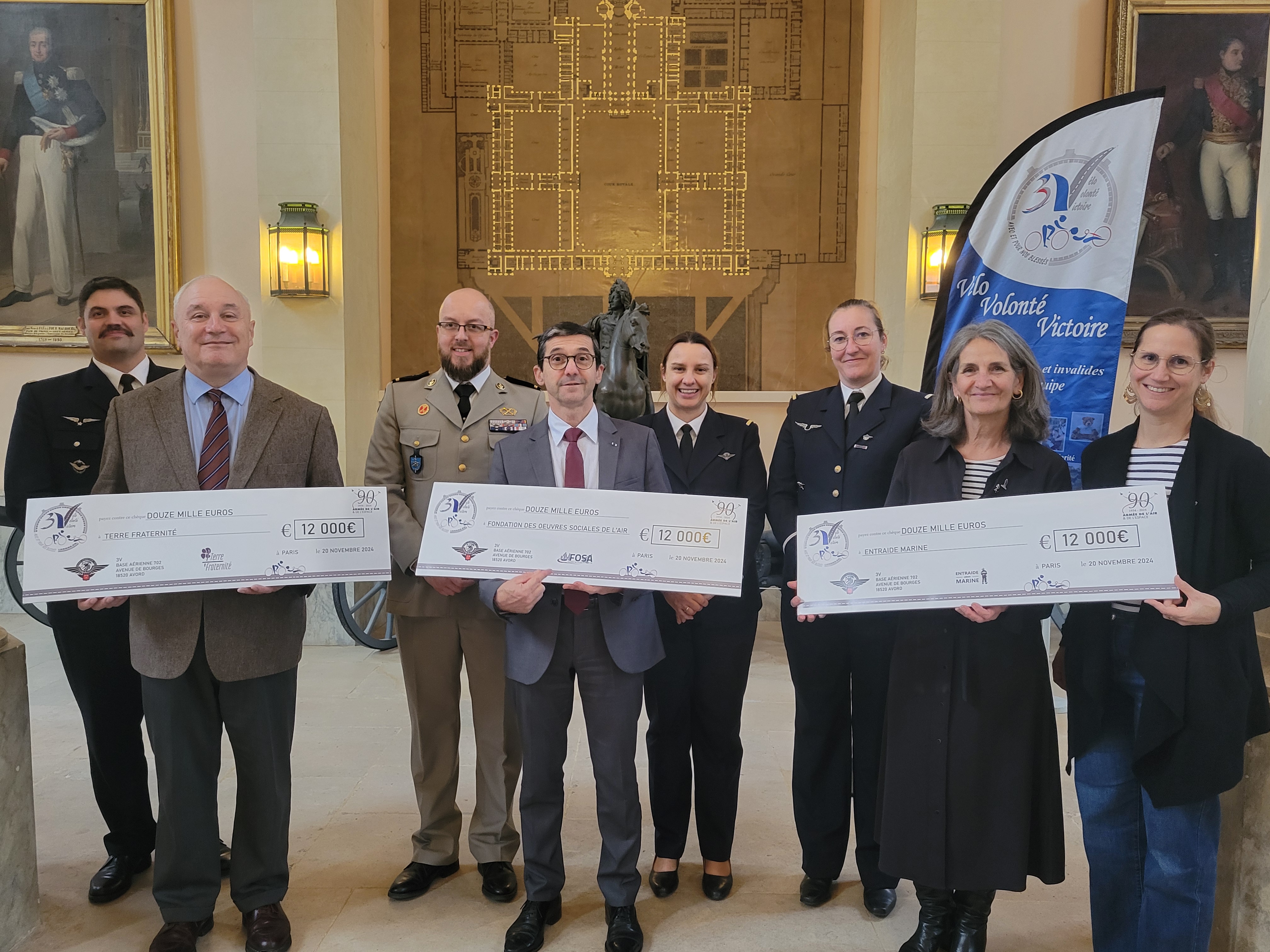 Remise de chèque de la 3V (20 novembre 2024)