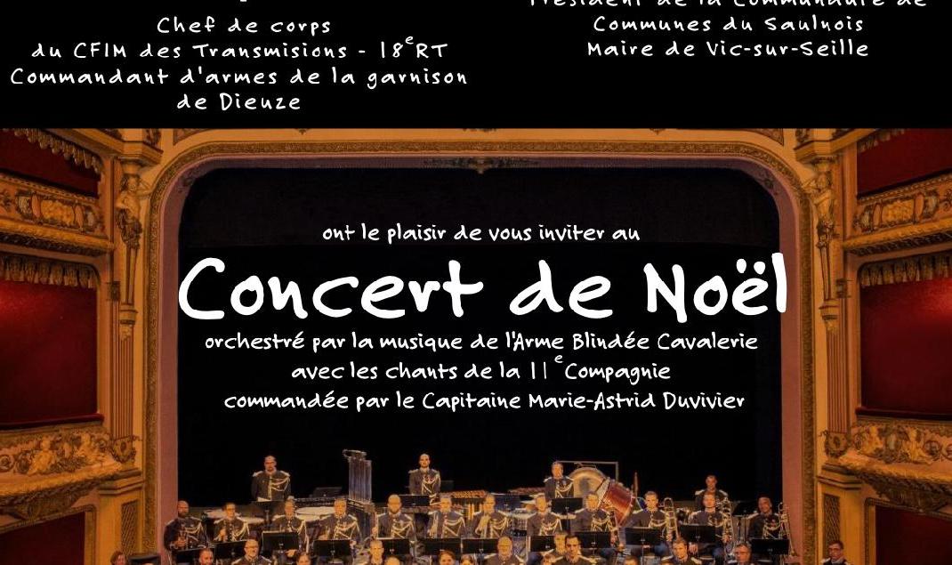 Concert de Noël du CFIM de Dieuze (14 décembre 2024 – Vic-sur-Seille – 20h30)