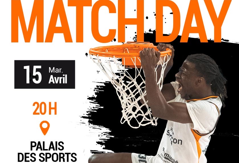 Match de basket à Besançon (15 avril 2025 à 20h00)