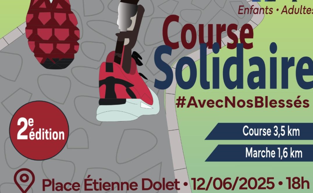 Course solidaire à Bourges (12 juin 2025 à partir de 18h00)