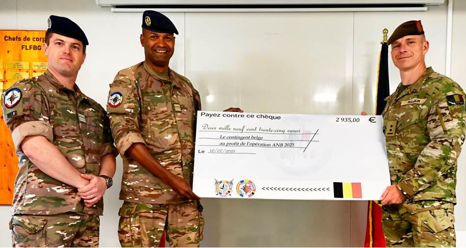 Un immense merci au contingent belge d’AIGLE XI (7 juillet 2025)