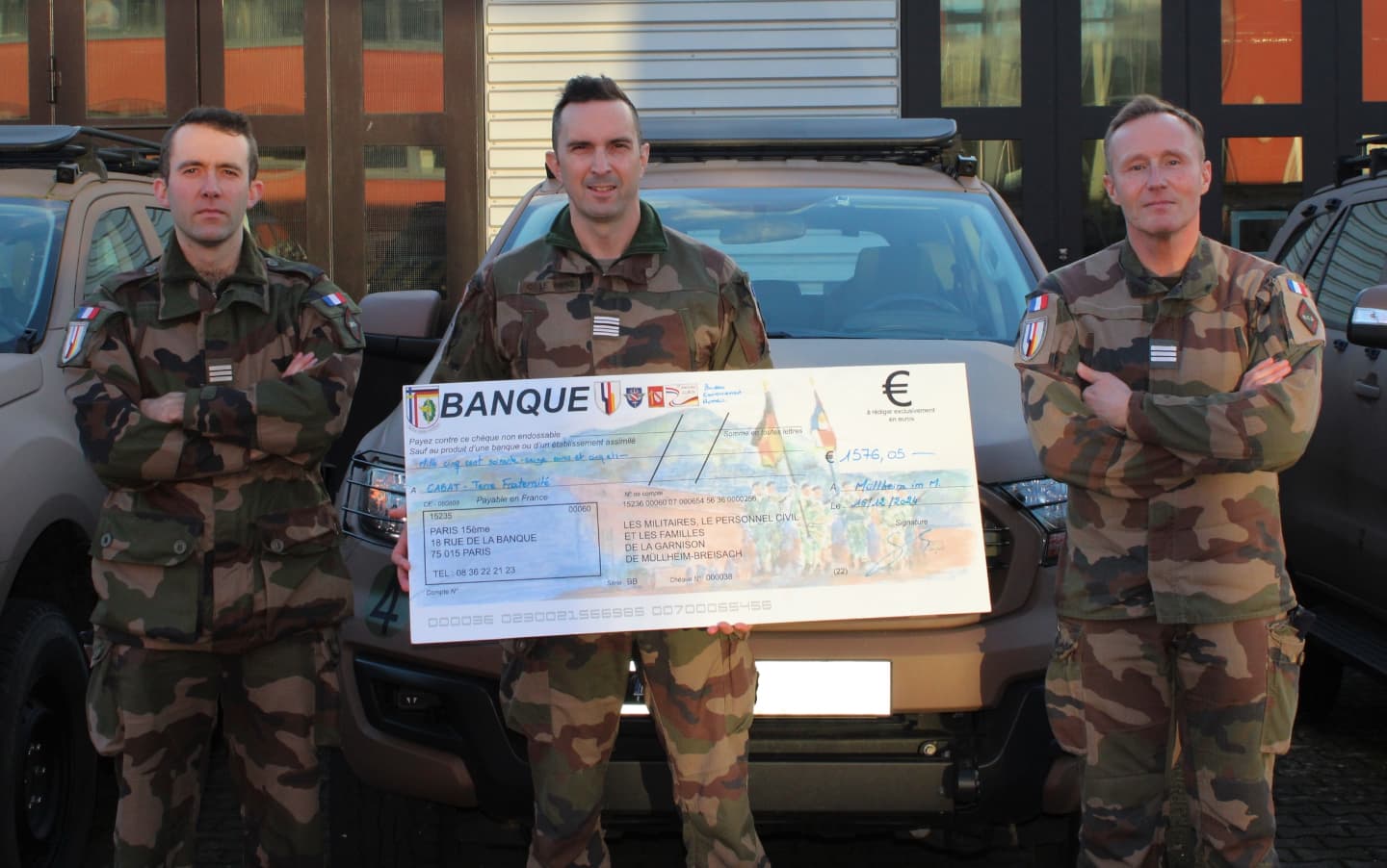 Merci au bataillon de commandement et de soutien de la Brigade franco-allemande
