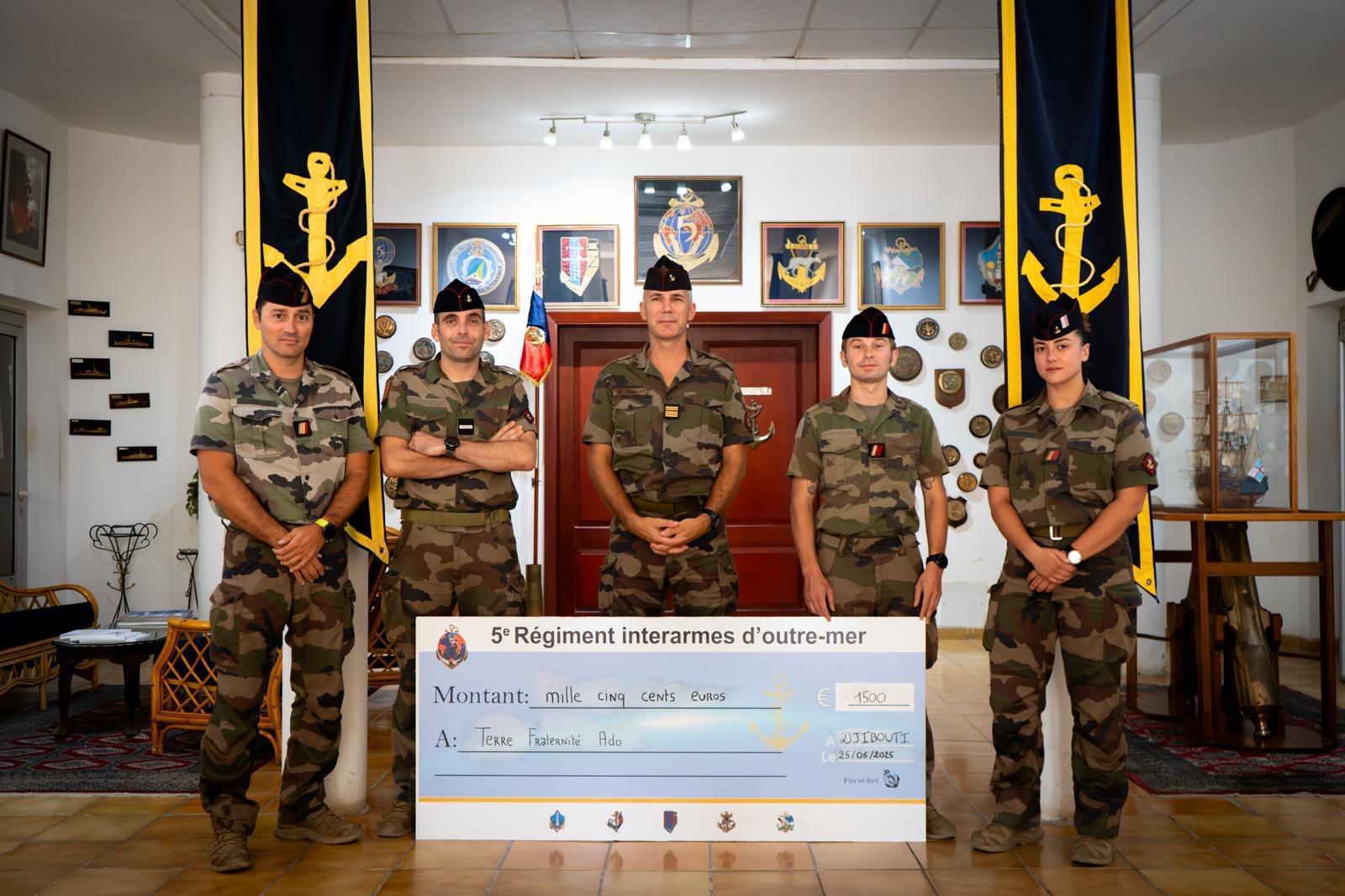 Remise de don 5e RIAOM (ascension du Kilimandjaro) (8 septembre 2025)