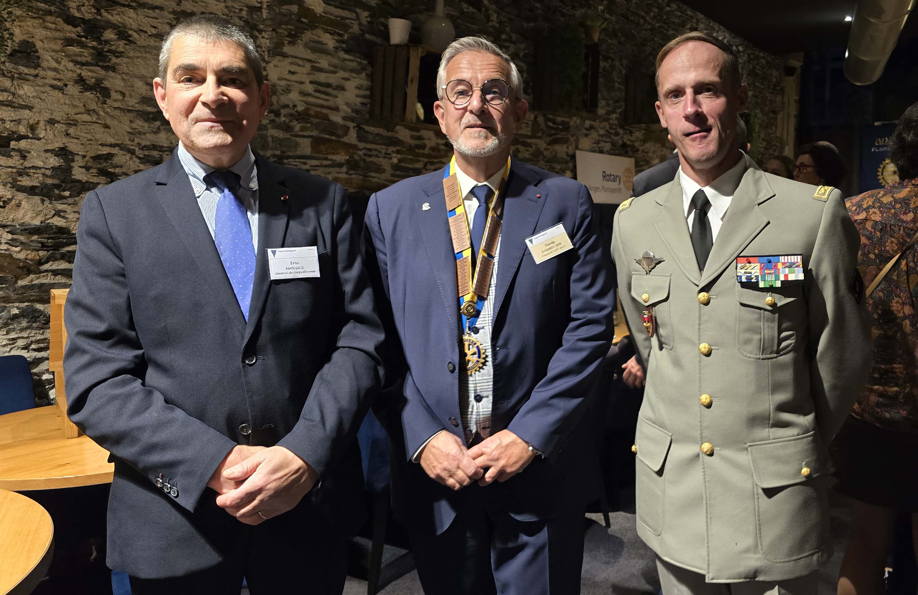 Merci au Rotary Club d’Angers pour avoir donné la parole à notre président (14 octobre 2025)