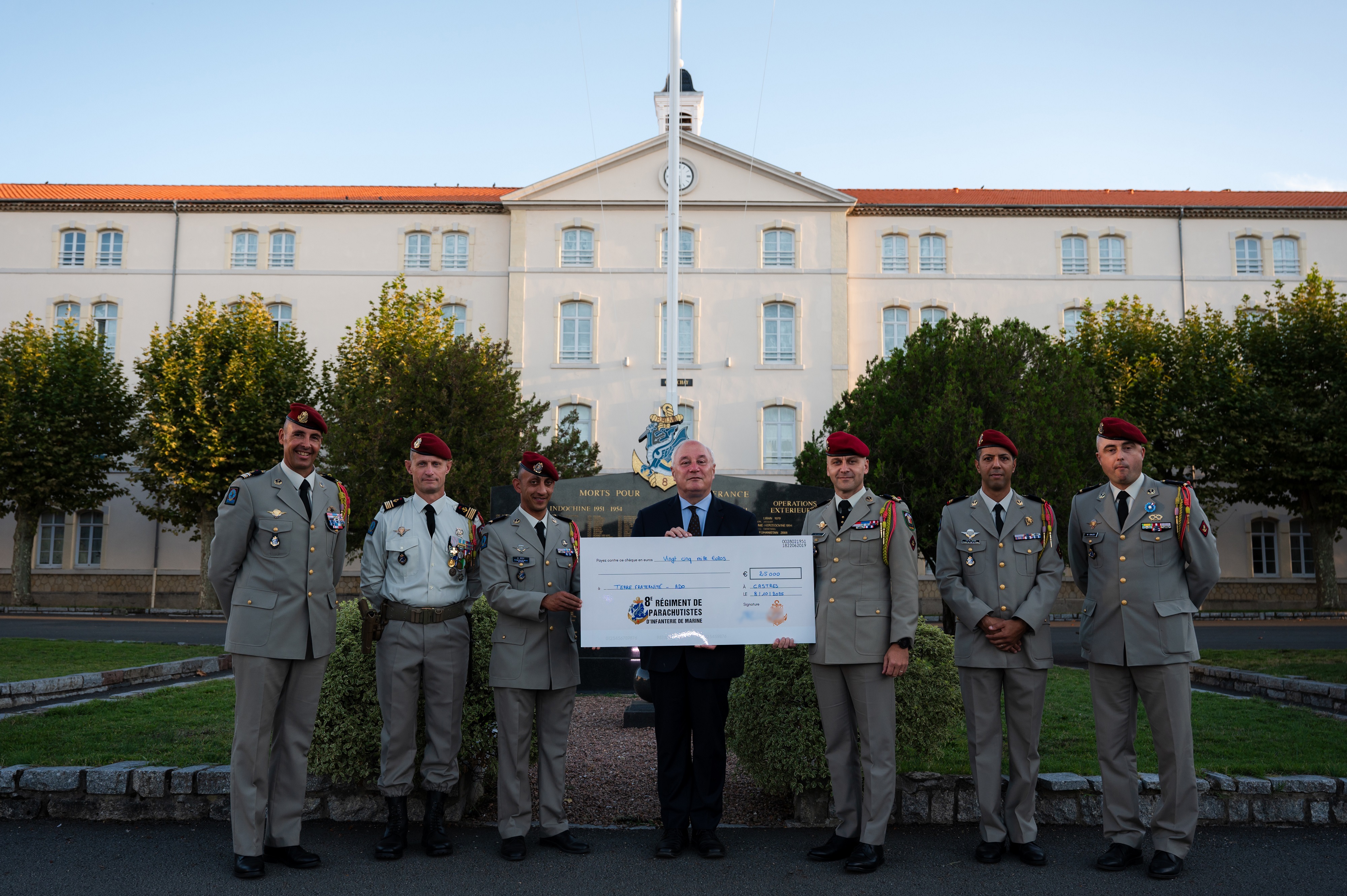 Merci au 8e Régiment de parachutistes d’infanterie de marine (8 octobre 2025)