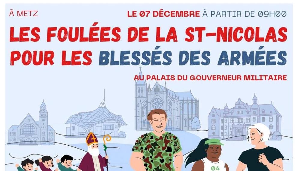 Foulées de la Saint Nicolas à Metz (7 décembre 2025 à partir de 9h00)