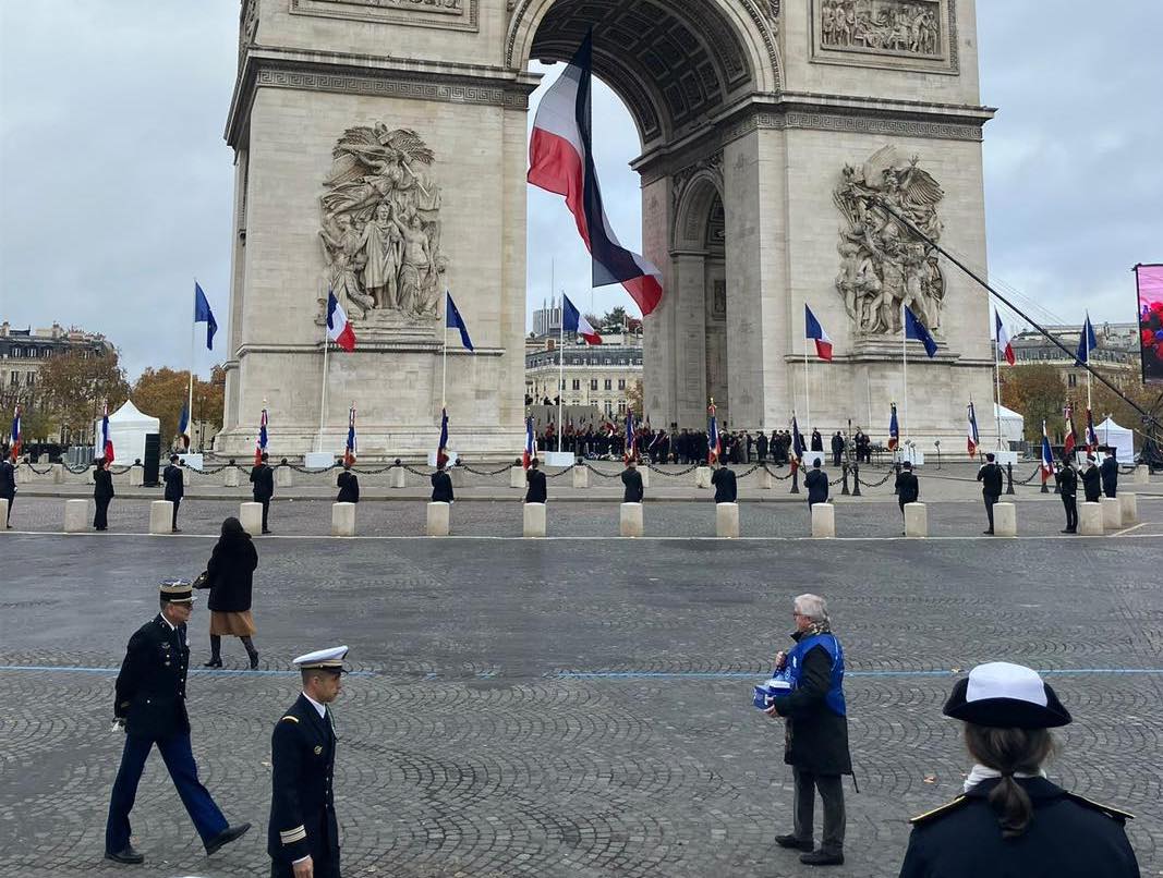Terre Fraternité-ADO aux célébrations du 11 novembre à Paris