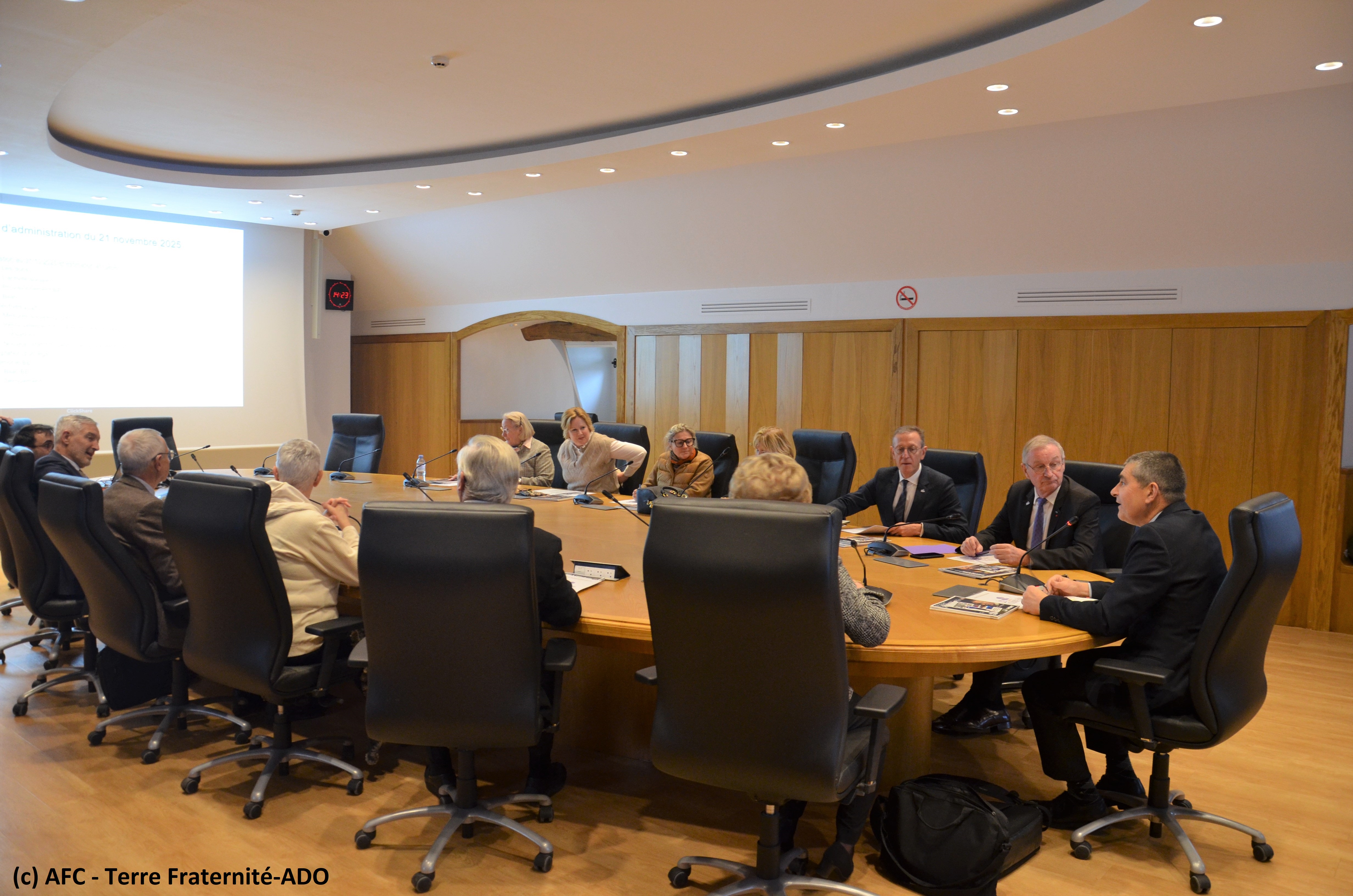 Conseil d’administration de Terre Fraternité-ADO (21 novembre 2025)