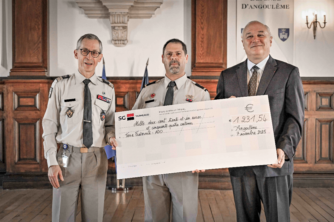 Merci au Commandant de la place d’armes d’Angoulême (7 novembre 2025)