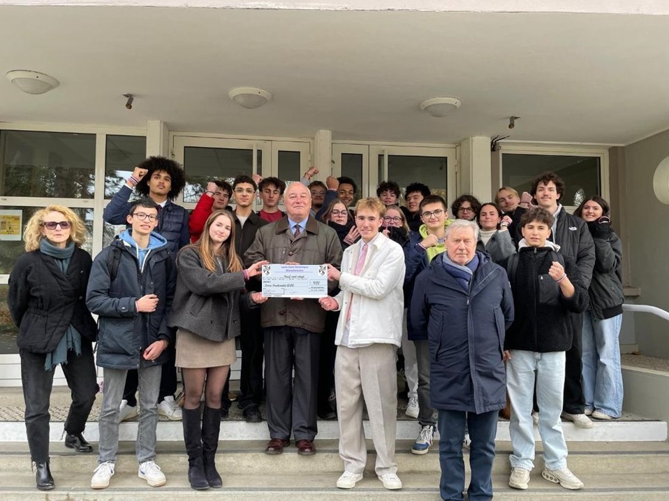 Un grand merci au lycée Saint Dominique de Mortefontaine (Oise) (18 novembre 2025)