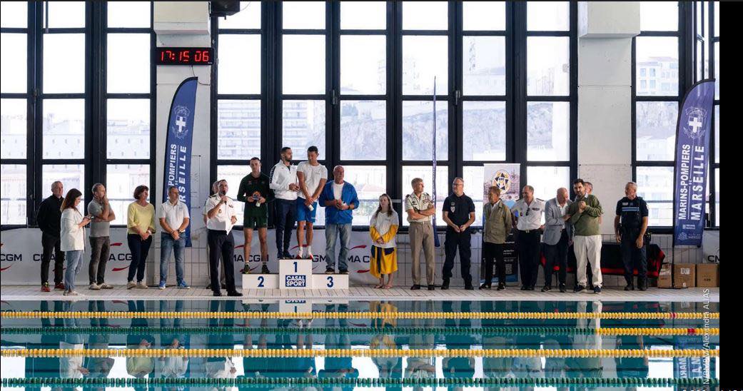 « 24 heures de natation – nager pour celles et ceux qui nous protègent » à Marseille (retour sur octobre 2025)
