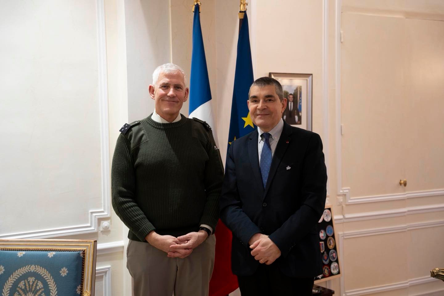 Merci au Gouverneur militaire de Paris pour son soutien et sa confiance ! (12 février 2026)