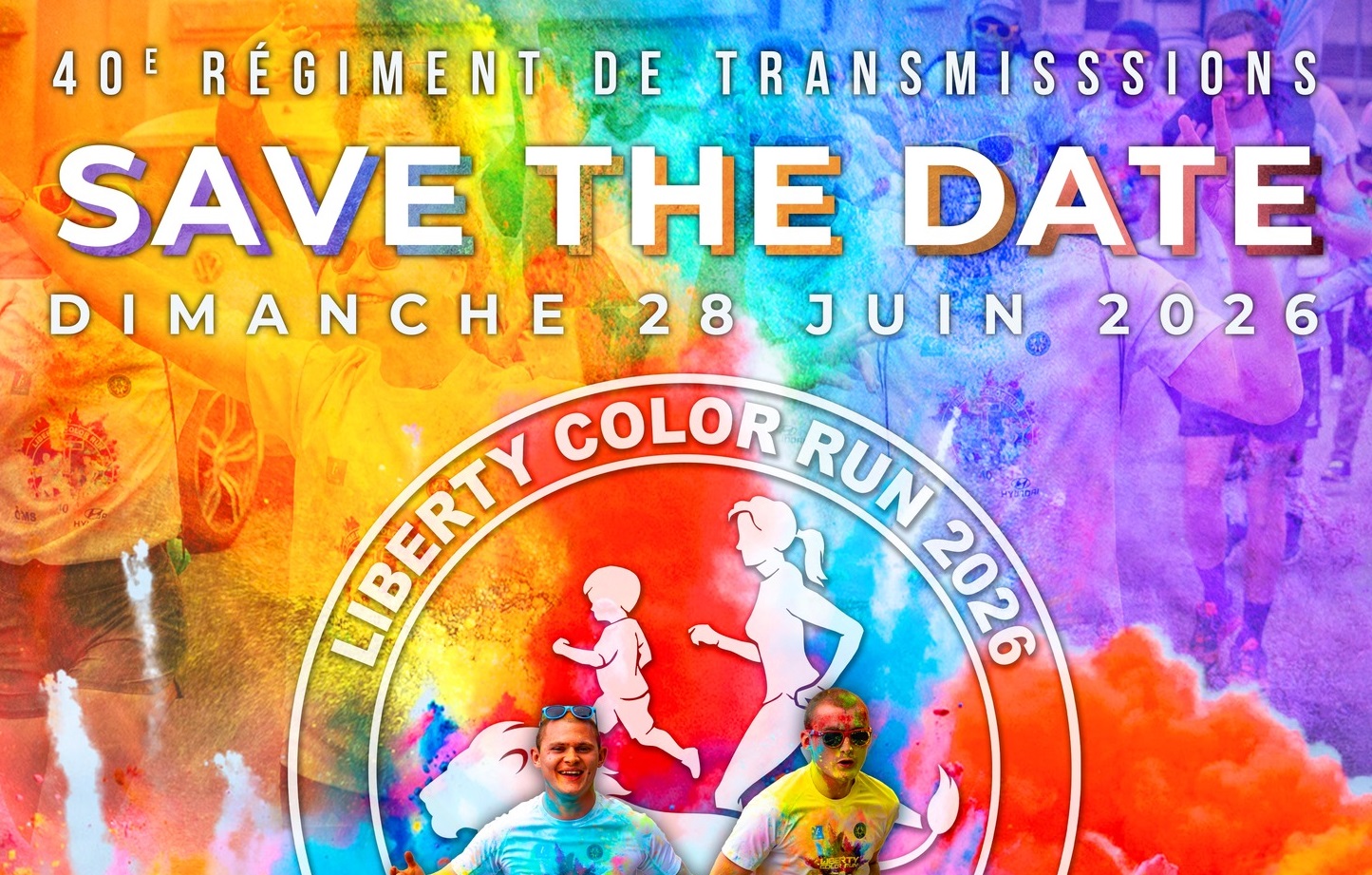 Liberty Colour Run du 40e RT (28 juin 2026 – 11h)