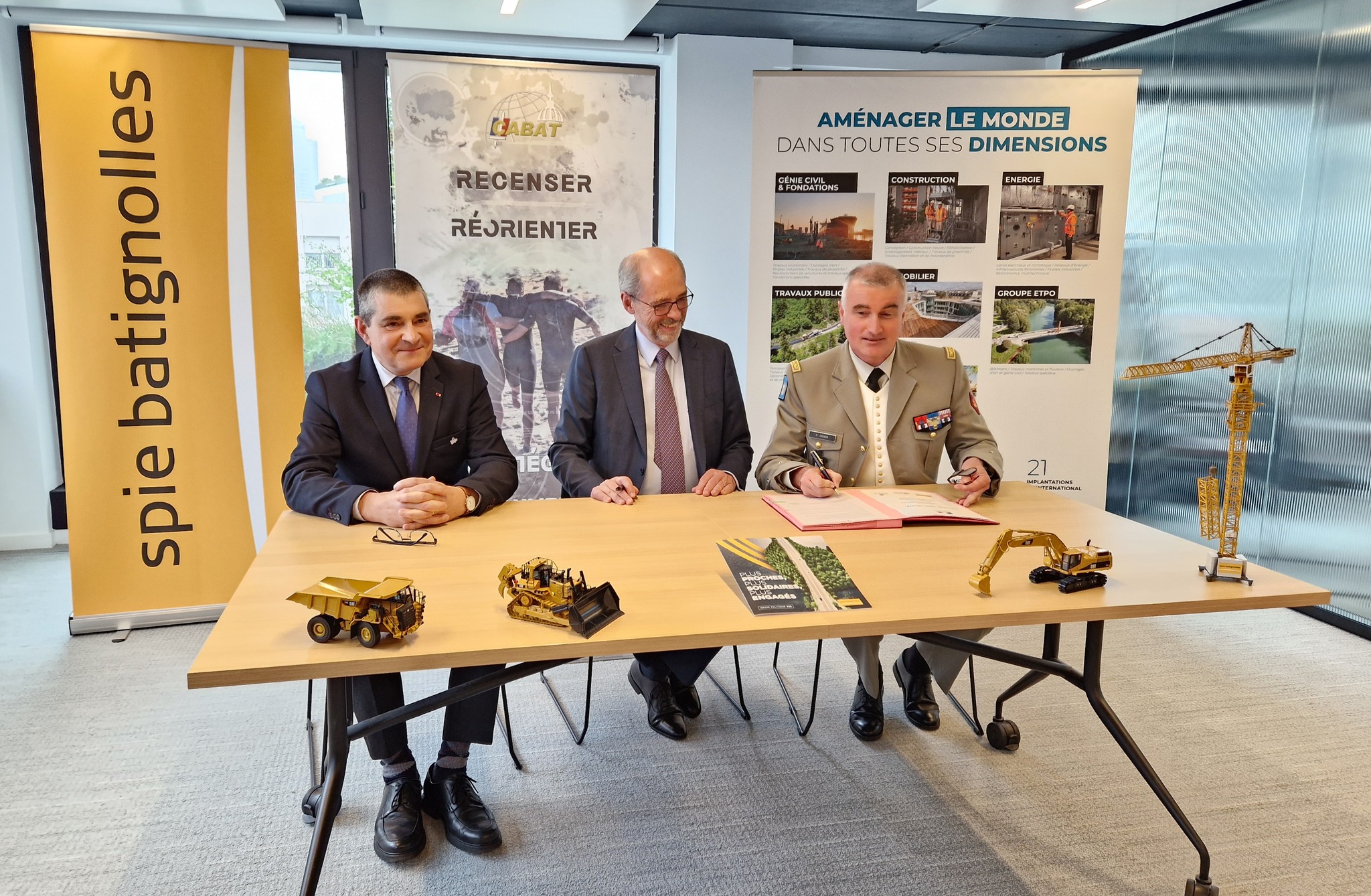 Signature d&rsquo;une charte Oméga avec Spie Batignolles (5 mai 2026)