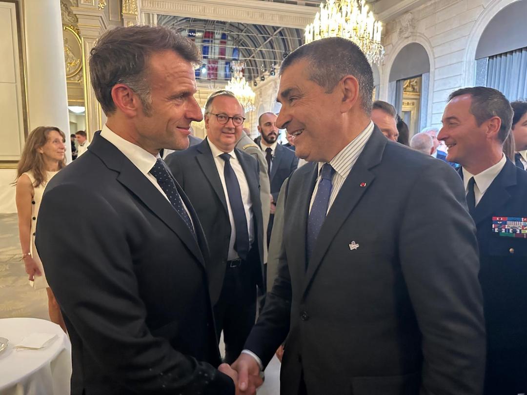 Notre président et notre trésorier à l&rsquo;Elysée ! (22 juin 2026)