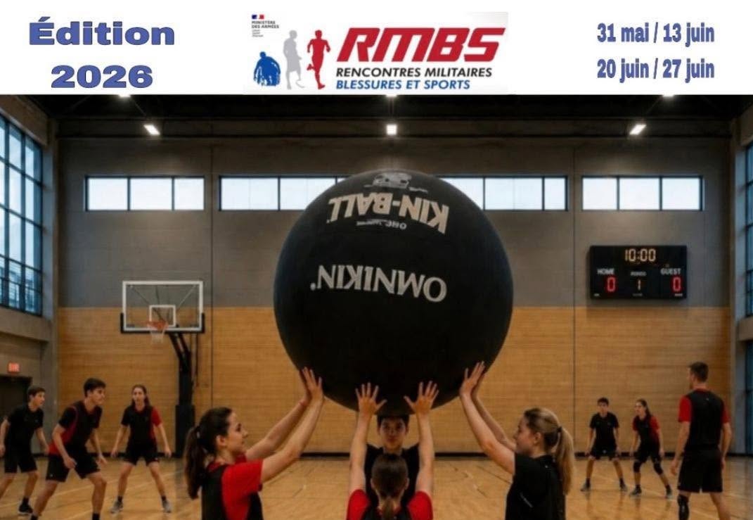 Les Rencontres militaires blessures et sports (31 mai-13 juin puis 20 juin-27 juin 2026)