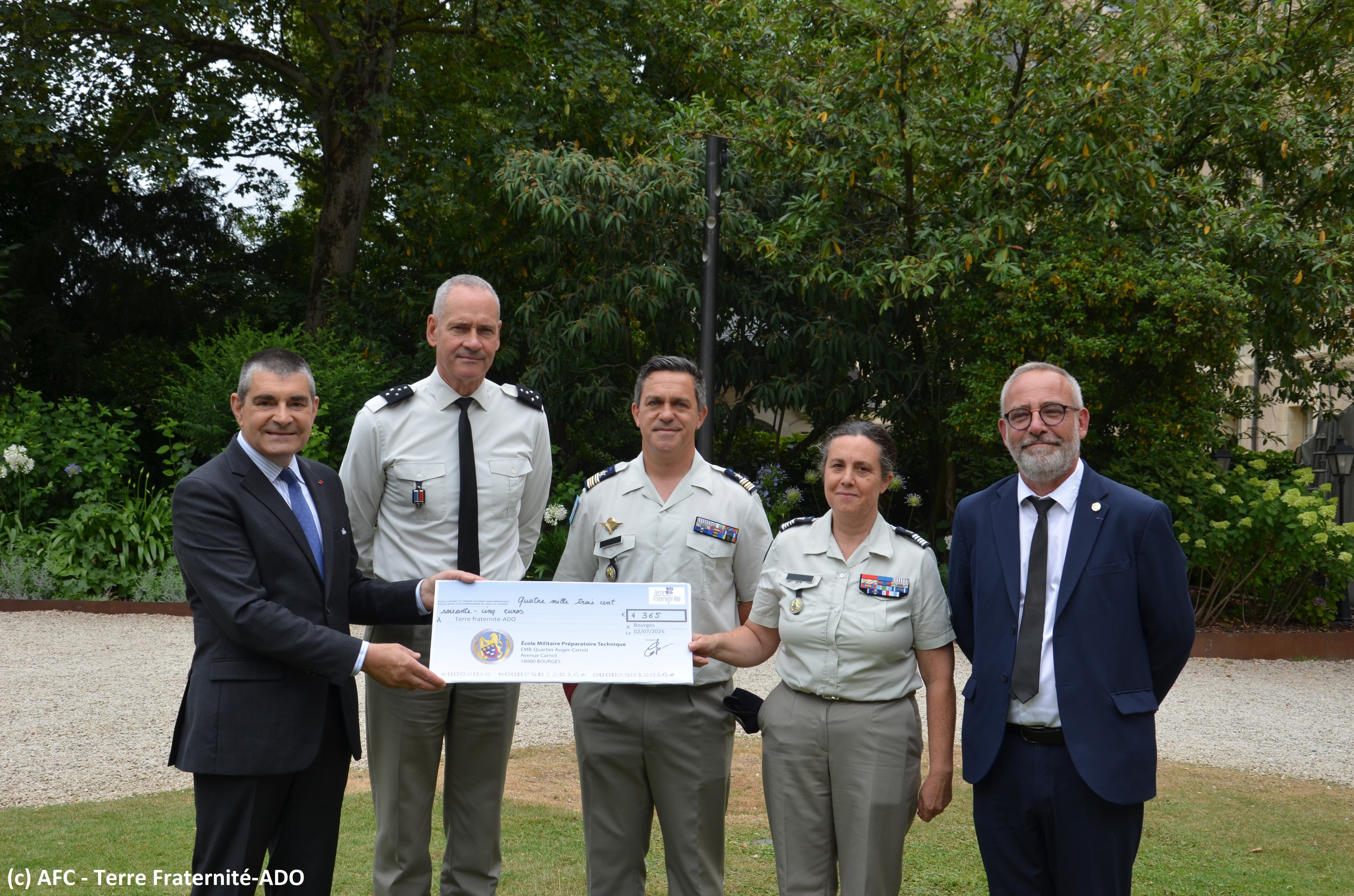 Merci à l&rsquo;Ecole militaire préparatoire technique de Bourges (2 juillet 2026)