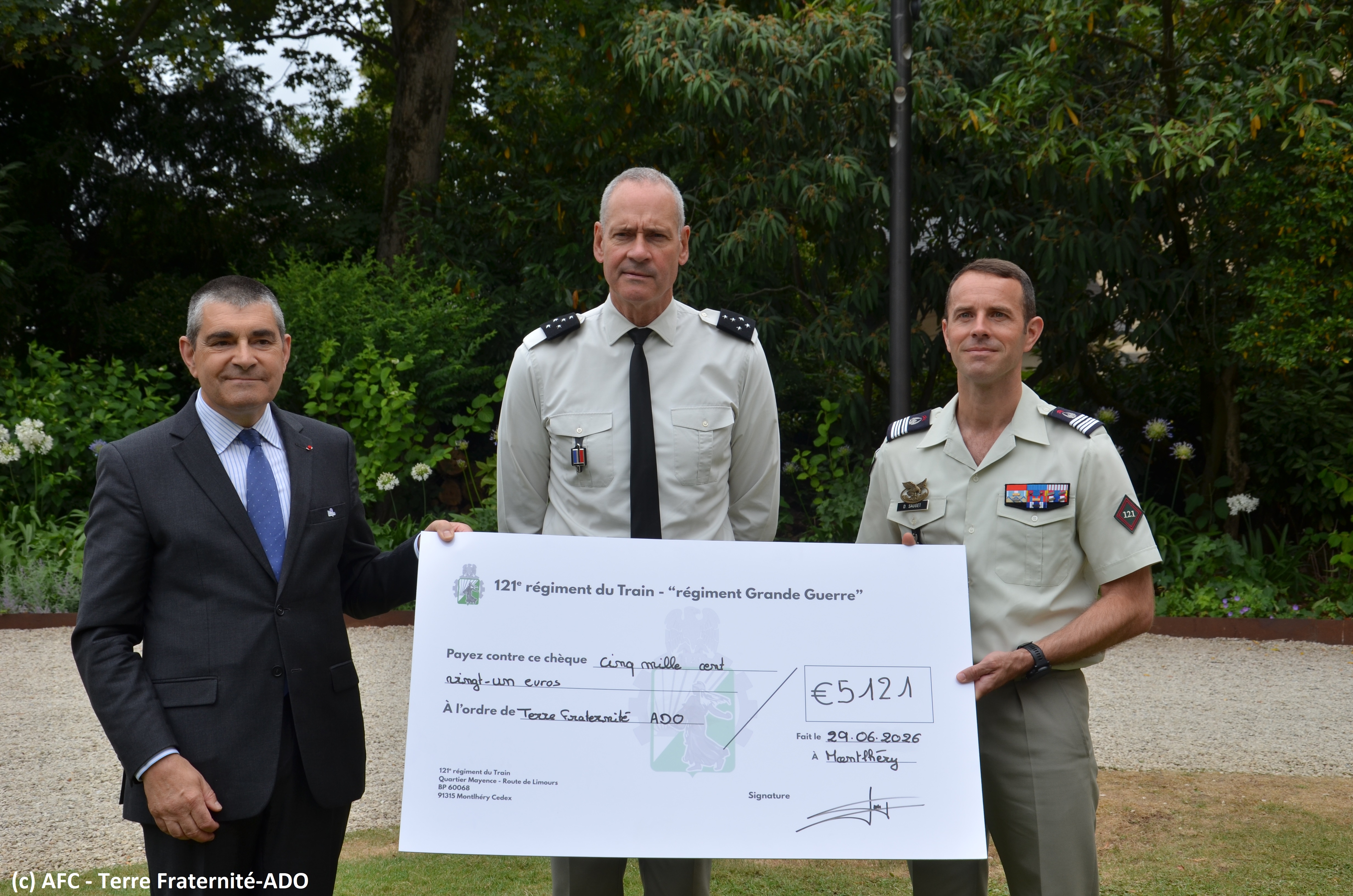 Un grand merci au 121e régiment du train de Montlhéry ! (2 juillet 2026)