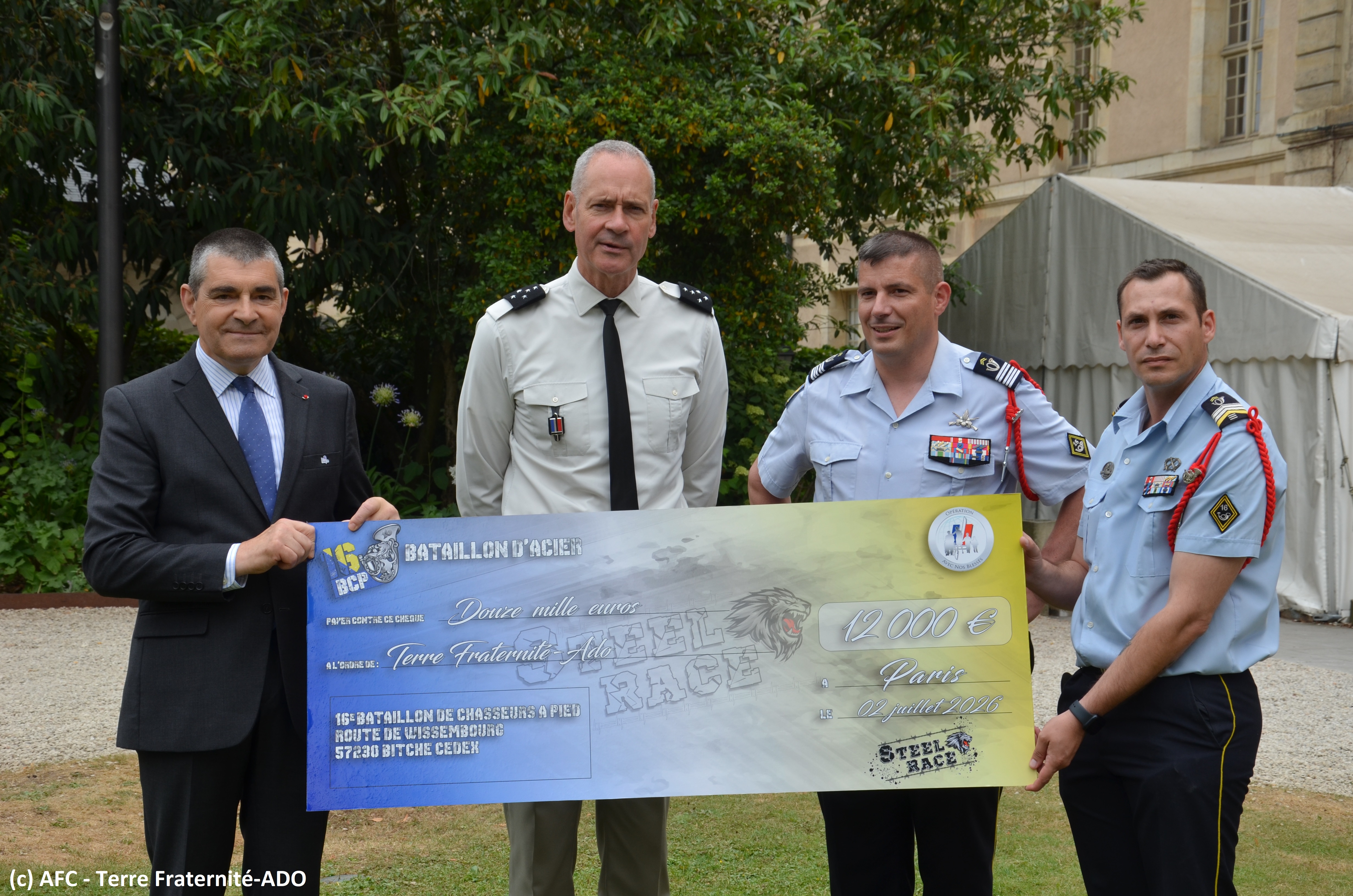 Merci au 16ème bataillon de chasseurs à pied (2 juillet 2026)