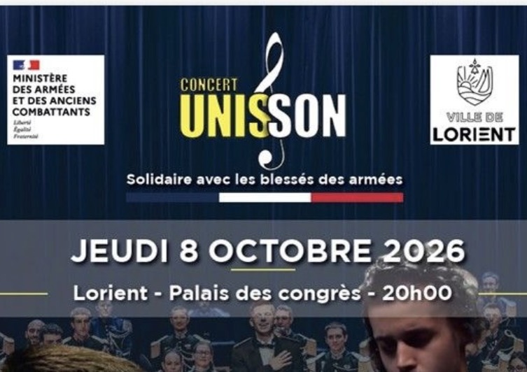 Concert Unisson à Lorient (8 octobre 2026)