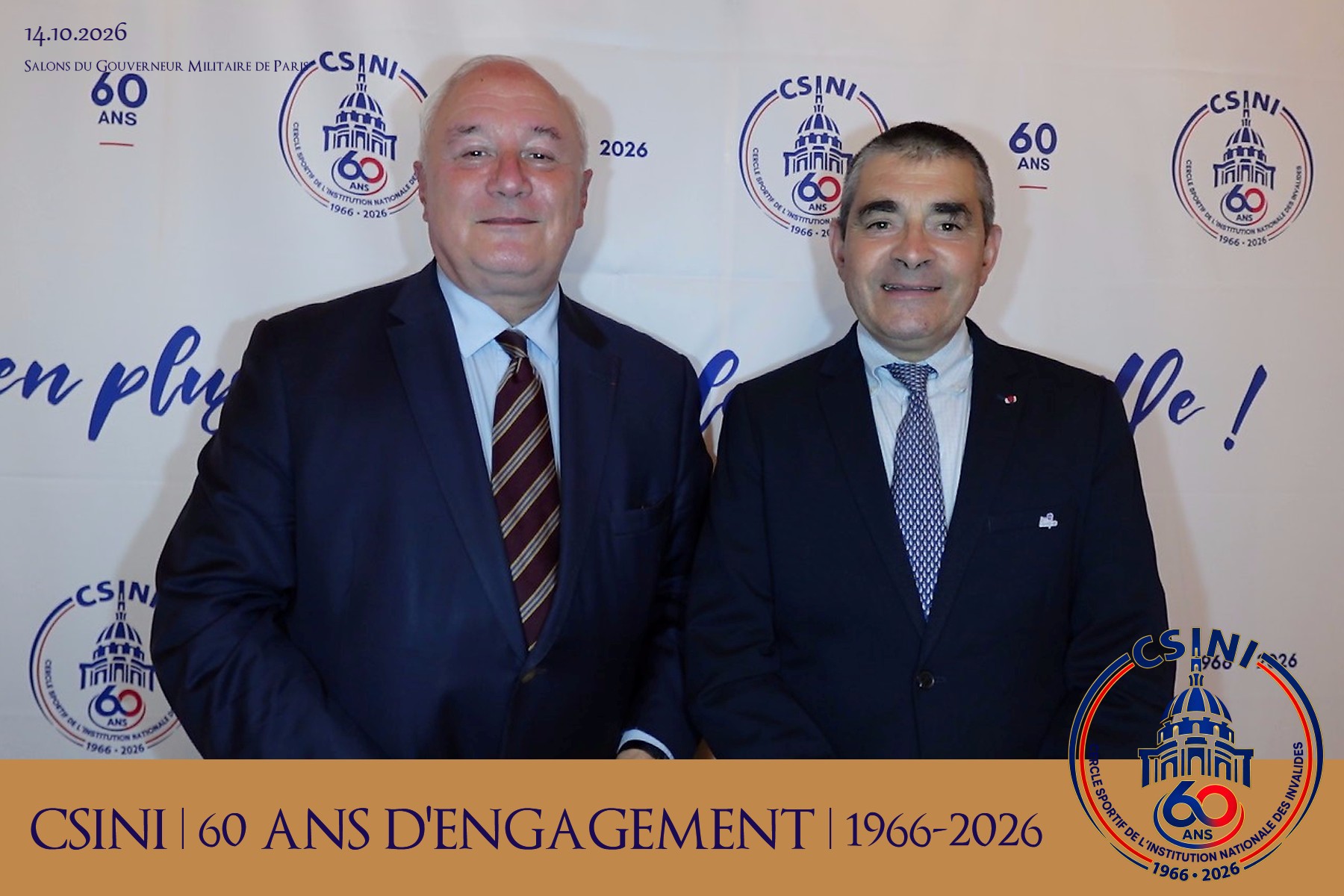 Terre Fraternité-ADO aux 60 ans du CSINI (14 octobre 2026)