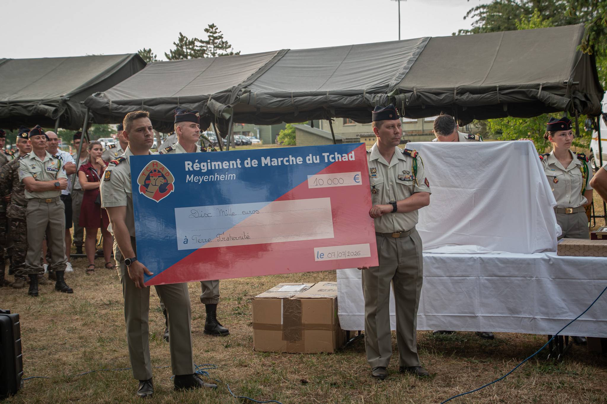 Un grand merci au Régiment de marche du Tchad (retour sur juillet 2026)
